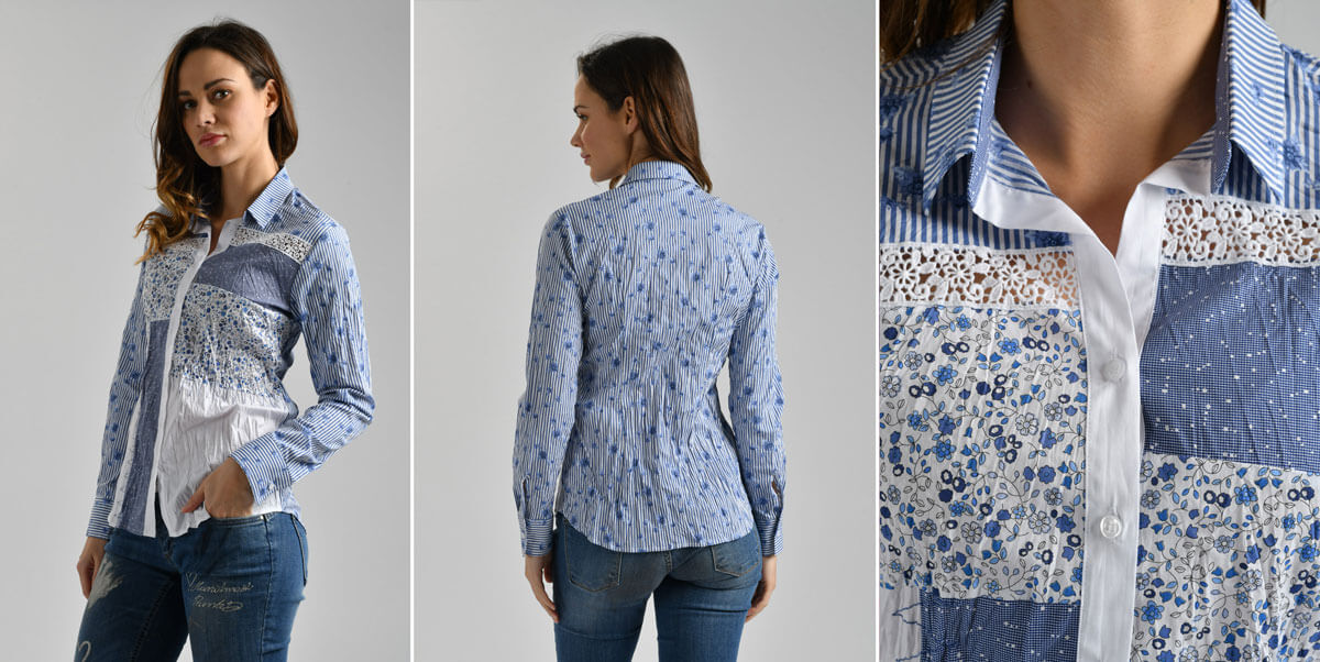 Camicia a fantasia floreale